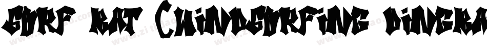Surf Bat (Windsurfing Dingbats)字体转换